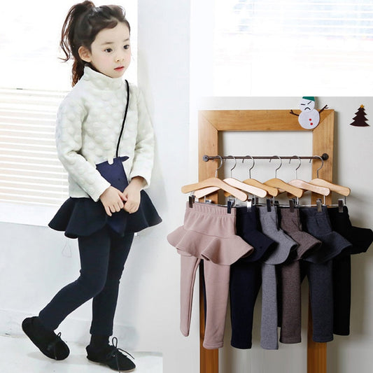 Girls skirt/Pants Leggings 2-10Y. High Quality Children's Autumn Cotton Warm Leggings.